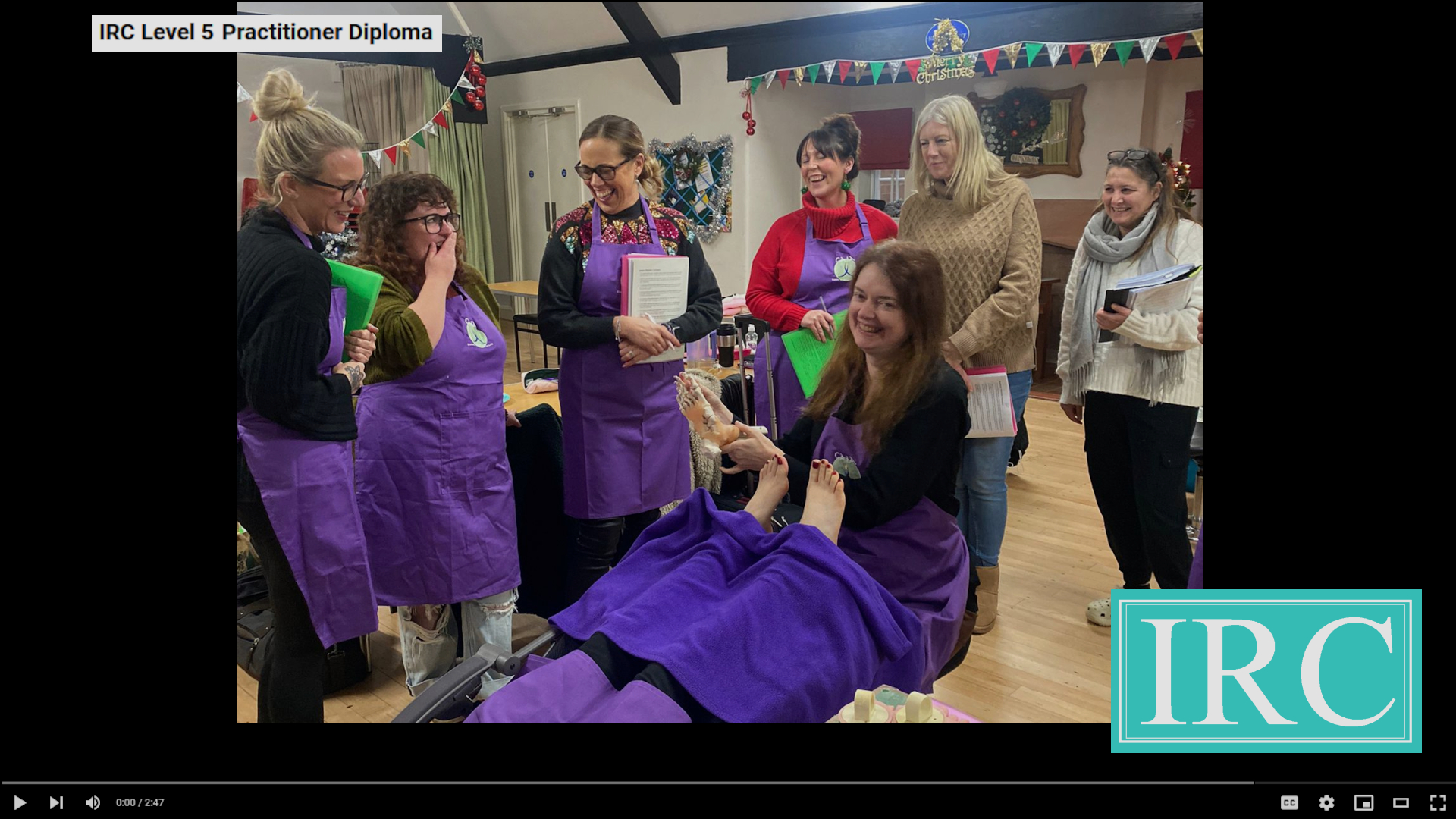 Level 5 reflexology with IRC